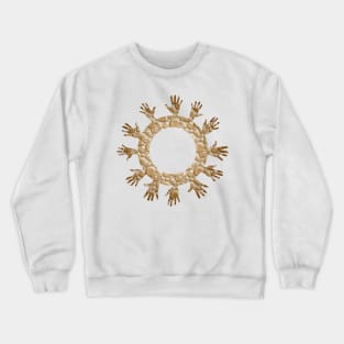 Hands In A Circle Crewneck Sweatshirt